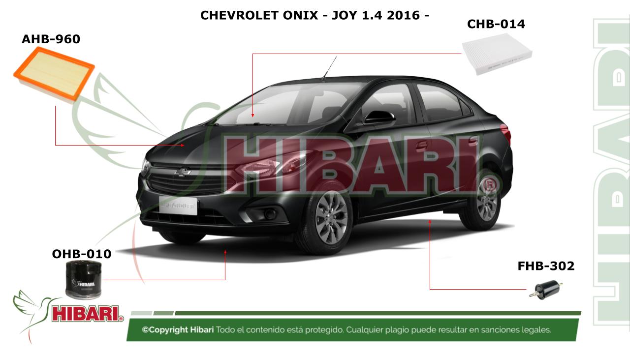 Lee más sobre el artículo CHEVROLET ONIX – JOY 1.4 2016 –